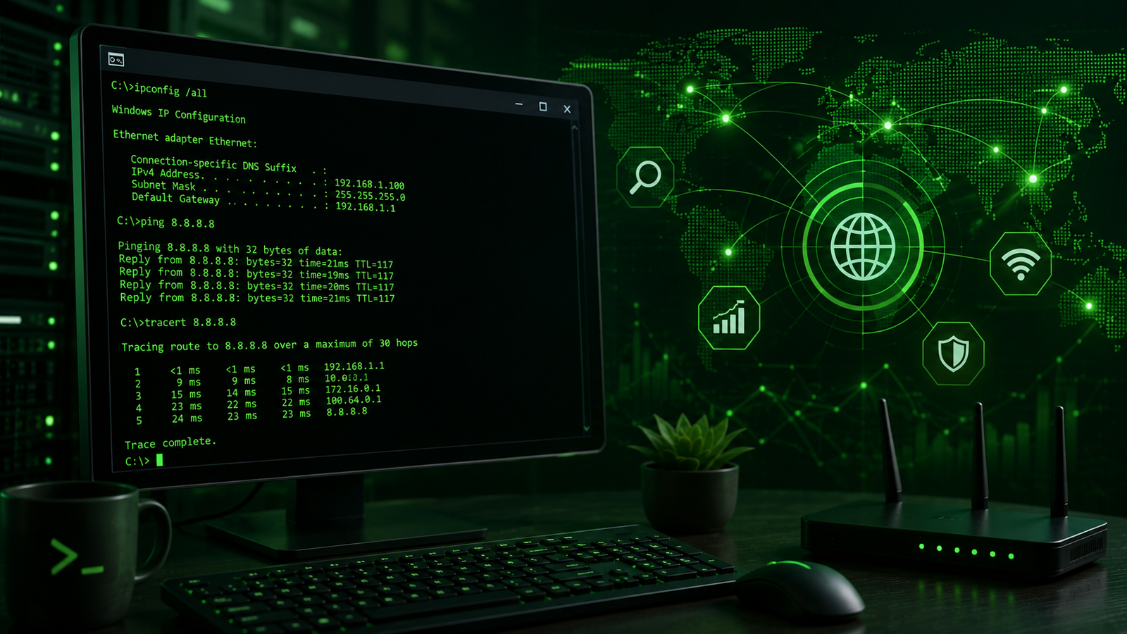 Network monitoring with CMD: the secret weapon of system administrators